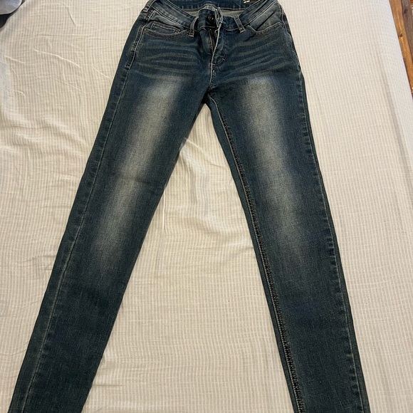 Buffalo Mid Rise skinny jeans with zip back pocket - Picture 4 of 5